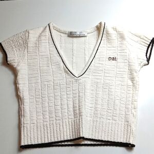 Diabless Vintage Midriff Sweater Super Cute Size S